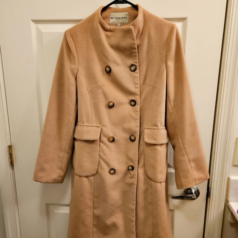 Womans Wool Burberry Vintage Coat